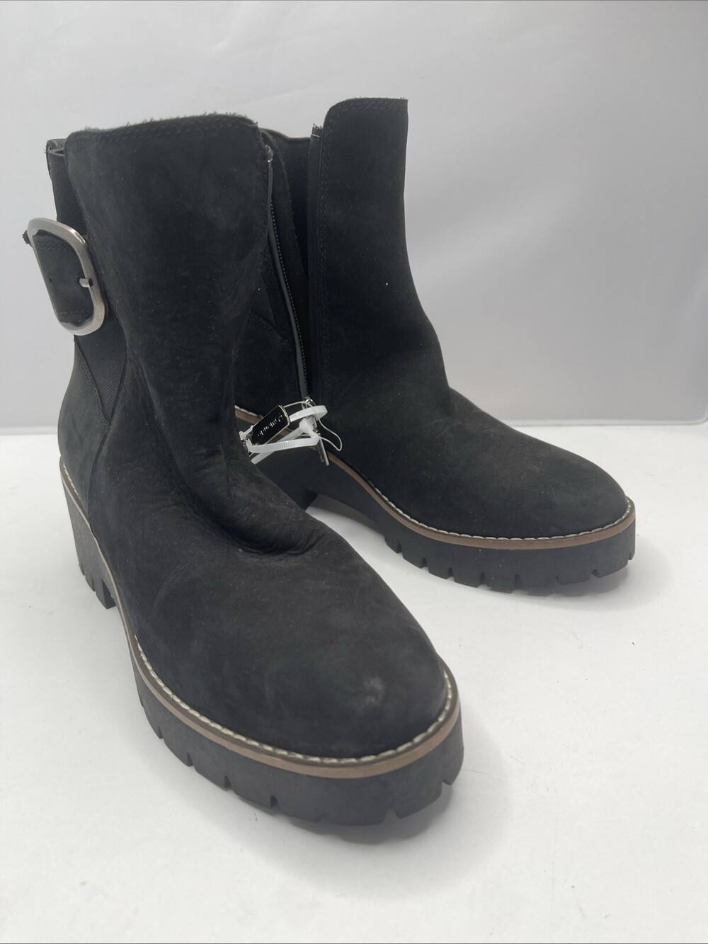 Blondo Women’s 5.5 Dahlia Black Waterproof Ankle Boots Shoes New Without Tags